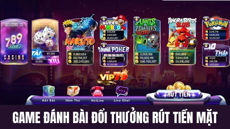 Giao diện game vip79 được thiết kế chi tiết, tỉ mỉ thu hút người dùng