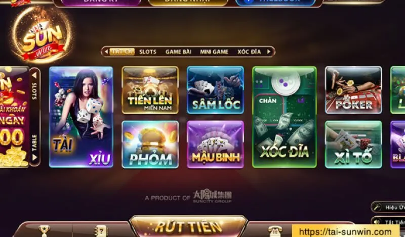 Dàn siêu phẩm tại cổng game sunwin phong phú