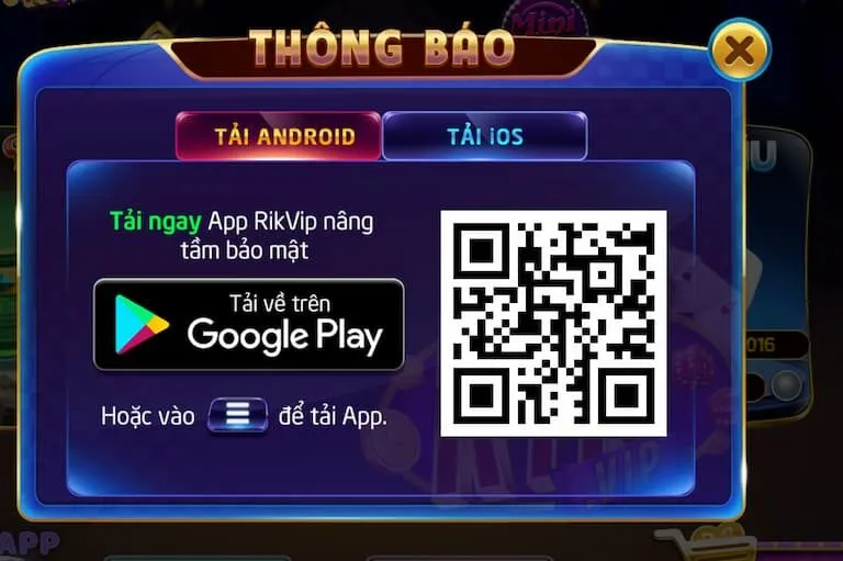 tai app rikvip android